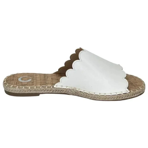 Journee Collection Marjan White Faux Leather Womens Sandals Size 10M - Picture 3 of 11